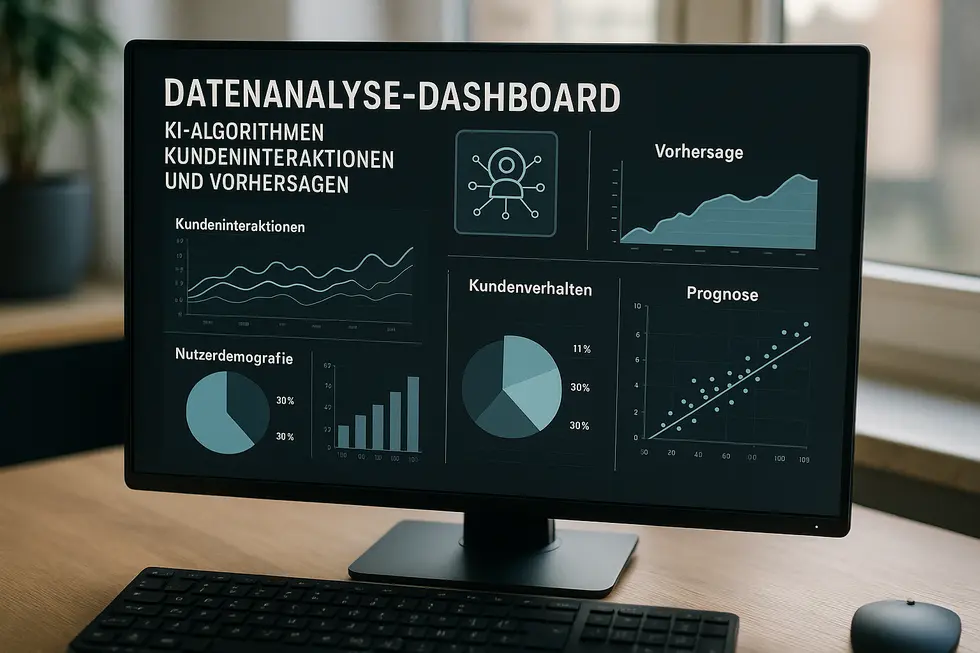 Visualisierung einer umfassenden Customer Journey durch verschiedene Touchpoints.
