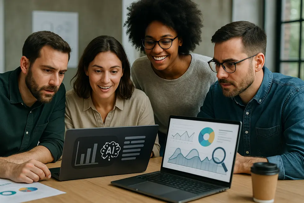 KI hilft, Inhalte für den digitalen Markt zu optimieren.