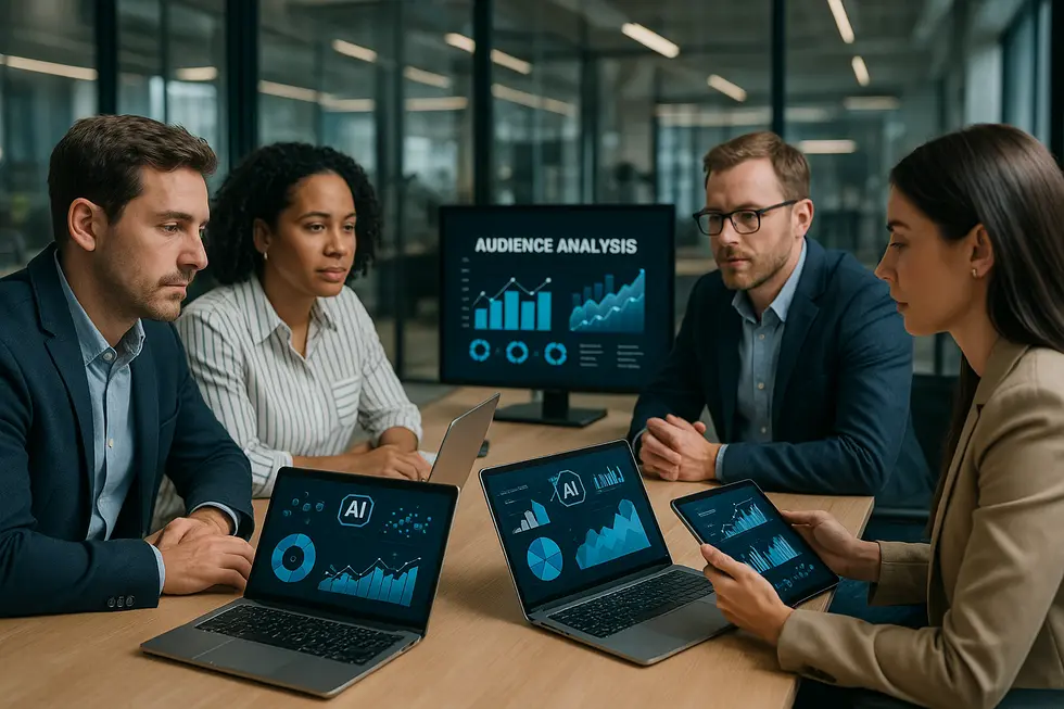 Zielgruppenanalyse mithilfe von KI-Technologien.