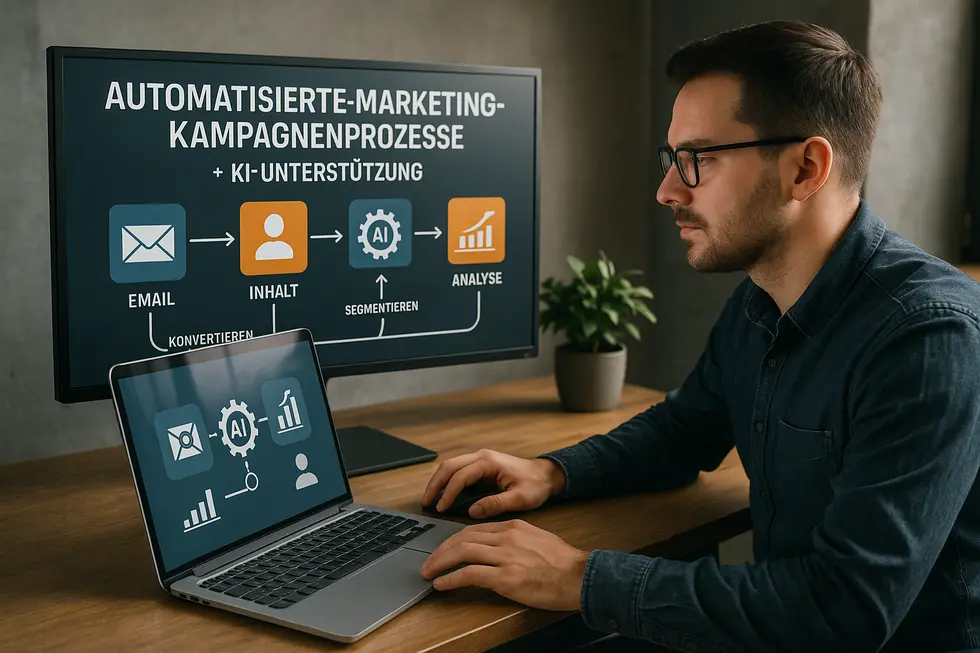 Automatisierung im Marketing steigert die Effizienz.