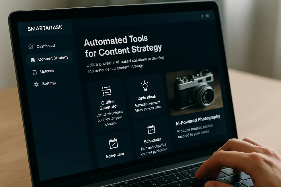 SmartAiTask bietet umfassende Tools zur Content-Automatisierung.