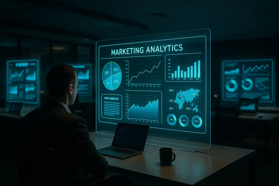 Zukunftsweisende Marketinganalyse mit KI.
