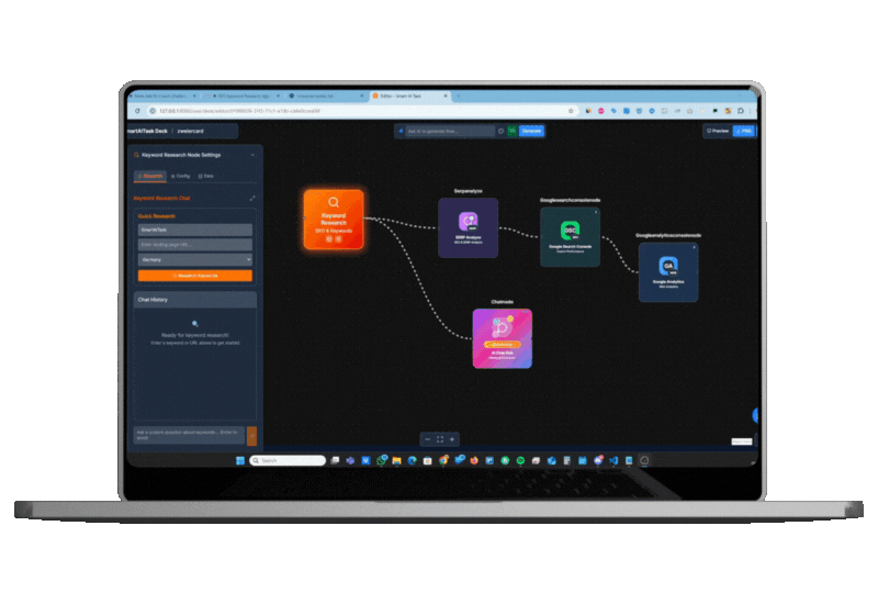 Dashboard smartaitaskdeck gif