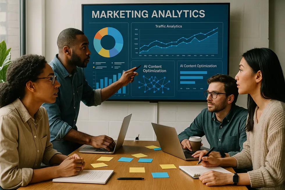 Diagramm der KI-basierten Content-Analyse.