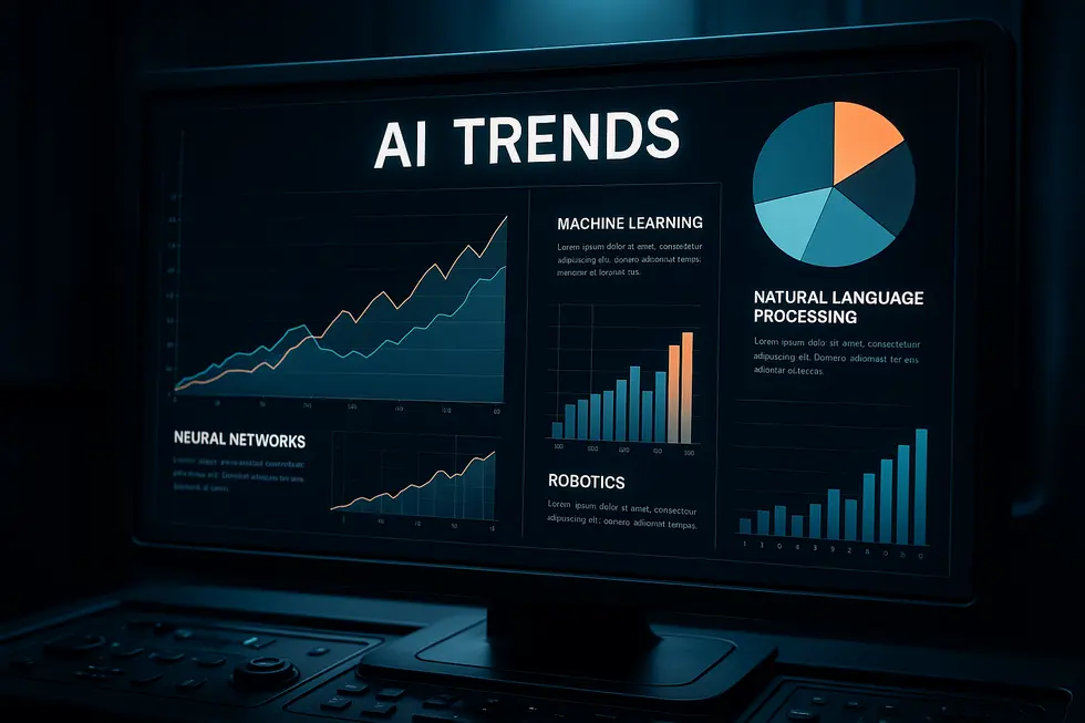 Moderne KI-Trends, die das Marketing beeinflussen.
