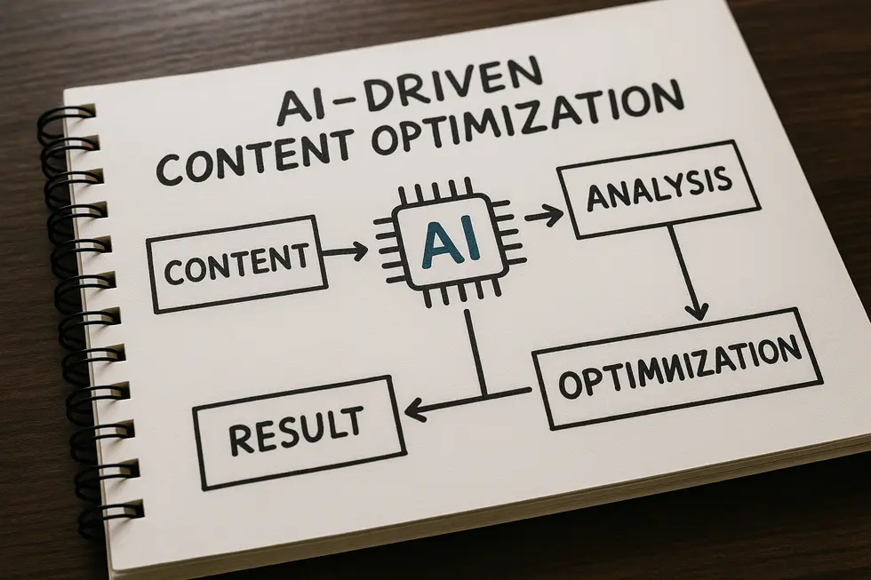 Der Weg zu optimierten Inhalten durch Künstliche Intelligenz.