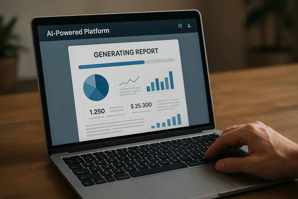 Automatisierte Reports durch KI-basierte Technologie.