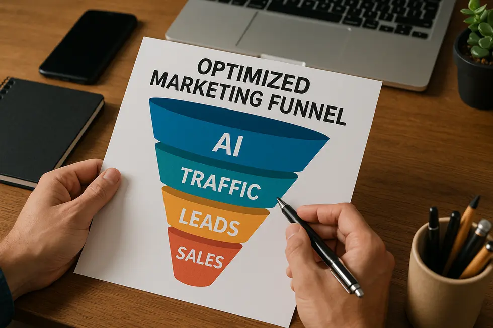 KI-gestützte Optimierung des Marketing-Funnels.