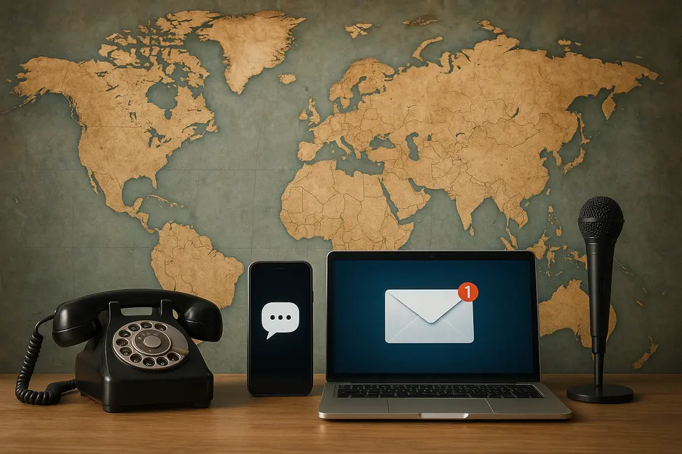 Vielseitige Kommunikationskanäle in einer vernetzten Welt
