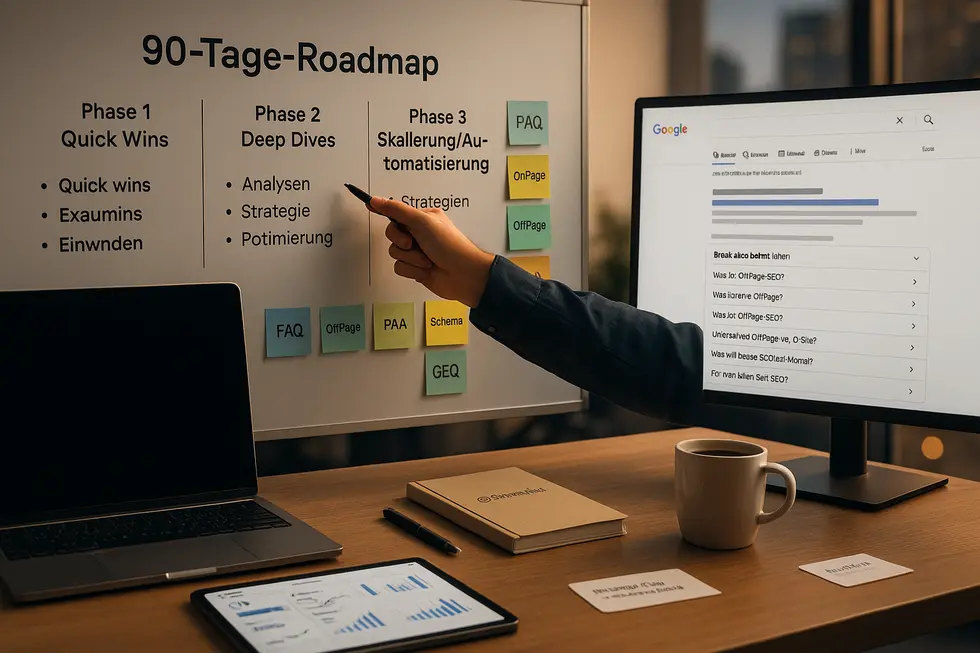 FAQ aus der SERP + Einwandbehandlung & Roadmap